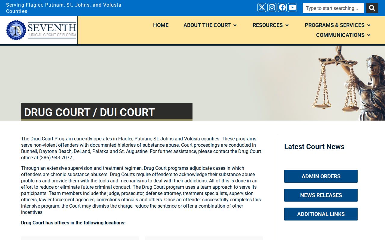 Putnam County criminal Drug Court records